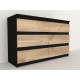 Комод BLACK SUPER MAXI 120*38*76 (0000015)
