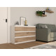 Комод WHITE SUPER MAXI &120*38*76 (0000037)