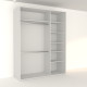 Шафа-купе GREY 180*60*230 (0000091)
