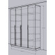 Шафа розпашна FOUR GREY 200*48*240 (0000077)