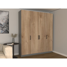 Шафа розпашна FOUR GREY 200*48*240 (0000078)